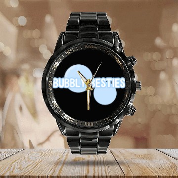 Discover Bubbly Besties Drop Calendar Steel Band Watch