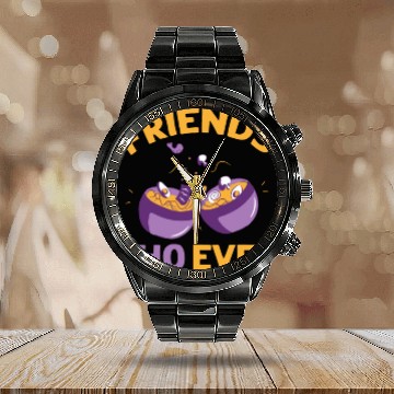 Discover Friends Pho-Ever Friendship Pho Soup Calendar Steel Band Watch