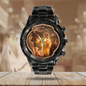 Discover St Joseph Holy Catholic Church Ite Ad Catholic Calendar Steel Band Watch