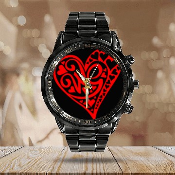 Discover Galentines Day Red Heart We Valentines Day2 Calendar Steel Band Watch