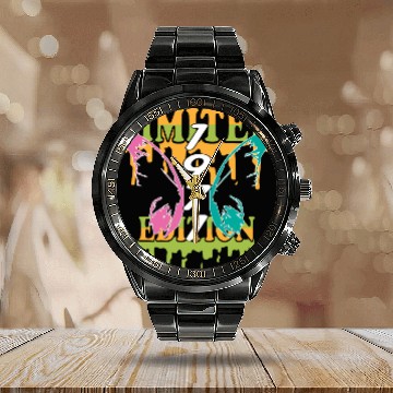 Discover 1971 Born Limited Edition Butterfly Gift Calendar Steel Band Watch