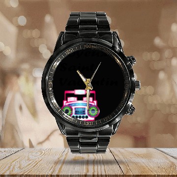 Discover Joyeux saint valentin Saint Valentin shirt527 Calendar Steel Band Watch