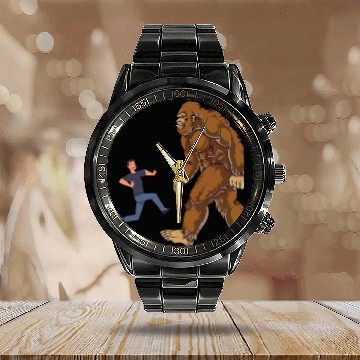 Discover BIGFOOT RUN! Calendar Steel Band Watch