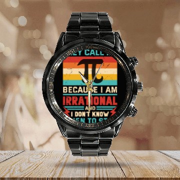 Discover Funny Pi Day Calendar Steel Band Watch Math Pi Day 3 14 They Call Me
