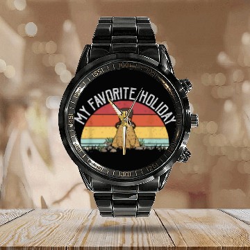 Discover Retro Groundhog Day Gifts Groundhog Day Calendar Steel Band Watch