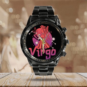 Discover Virgo Zodiac Birthday Horoscope Astrology Calendar Steel Band Watch