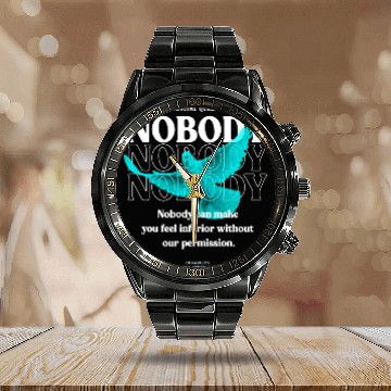 Discover Nobody Dove Streetwear Calendar Steel Band Watch