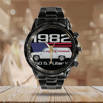 Discover 1982 350 Light Silver Calendar Steel Band Watch
