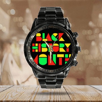 Discover BLACK HISTORY MONTH - NEW Calendar Steel Band Watch DESIGN