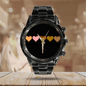 Discover Counting my blessings Christian Calendar Steel Band Watch