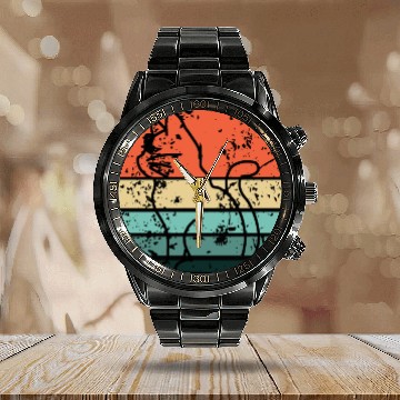 Discover Cat Retro Streetwear Calendar Steel Band Watch