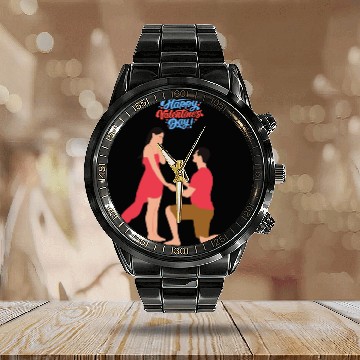 Discover valentine | valentine's day | happy valentines day Calendar Steel Band Watch