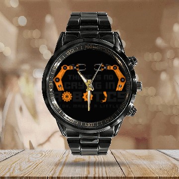 Discover Robot Robotics Engineer Vintage Calendar Steel Band Watch