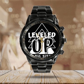 Discover Level Up to big sister Calendar Steel Band Watch