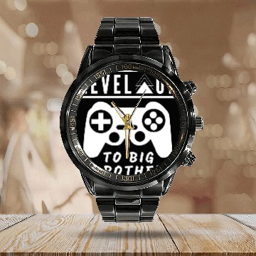 Discover Level Up to big brother Calendar Steel Band Watch