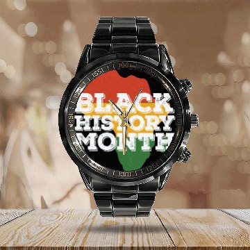 Discover Black History Month Calendar Steel Band Watch