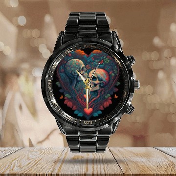 Discover Till Death Do Us Part Calendar Steel Band Watch