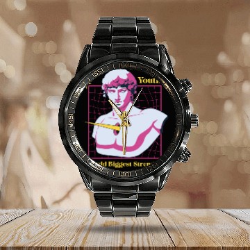 Discover Youth Calendar Steel Band Watch