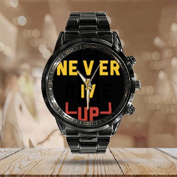 Discover never give up Coordinate's design Calendar Steel Band Watch