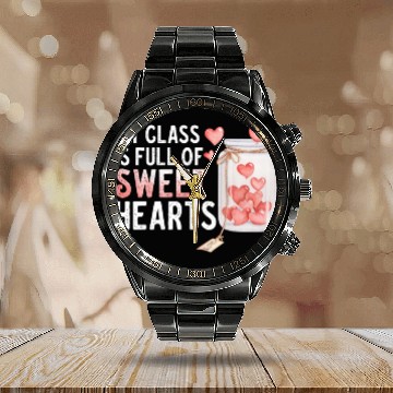 Discover My Class Is Full Of Sweethearts Calendar Steel Band Watch