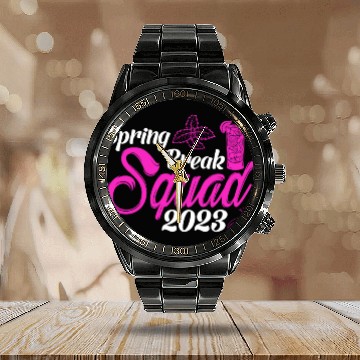 Discover Spring Break Squad 2023 Vacation Spring Break Calendar Steel Band Watch