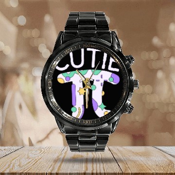 Discover Pi Day 9 Calendar Steel Band Watch