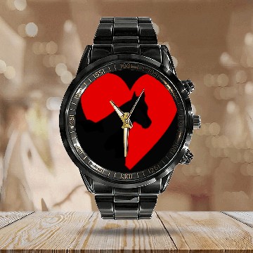 Discover Paint Horse Calendar Steel Band Watch