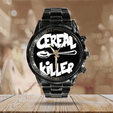 Discover Cereal Killer Calendar Steel Band Watch