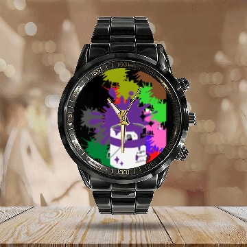 Discover colors Calendar Steel Band Watch