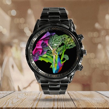 Discover Origami Broccoli: Delightful and Whimsical Paper Calendar Steel Band Watch