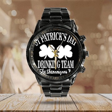 Discover St Patrick Day Drinking Team Let The Shenanigan Calendar Steel Band Watch