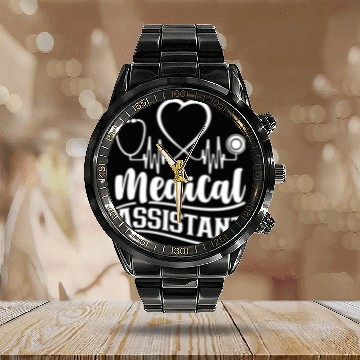 Discover Medical Assistant Job Assistance Nursing Nurse Calendar Steel Band Watch