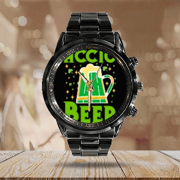 Discover Accio beer Calendar Steel Band Watch design 25134387