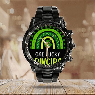 Discover Principal St. Patrick's Day Calendar Steel Band Watch
