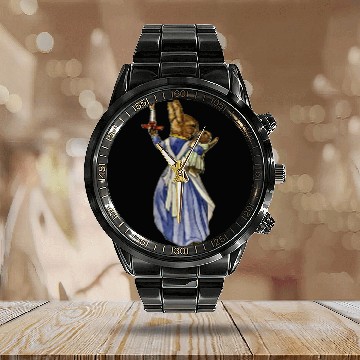 Discover Vintage Easter Calendar Steel Band Watch