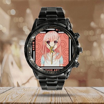 Discover Who Needs Sleep When You Can Have Anime Calendar Steel Band Watch