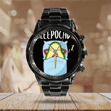 Discover Avocado Sleepshirt Pajamas Gift Calendar Steel Band Watch