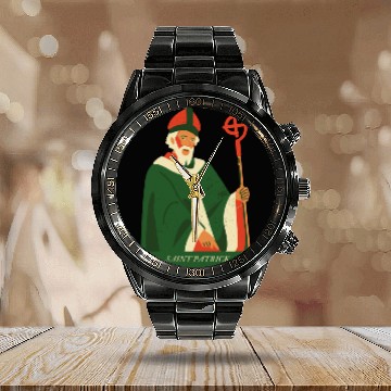 Discover St Patricks Day | Saint Patrick's Day Calendar Steel Band Watch