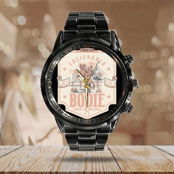 Discover bodie california wild west town Calendar Steel Band Watch