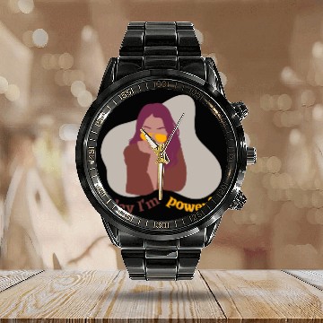 Discover Embrace Equity International Women's Day Calendar Steel Band Watch
