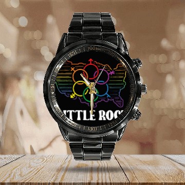 Discover Little Rock Pride Month Pride Flag LGBT Community Calendar Steel Band Watch