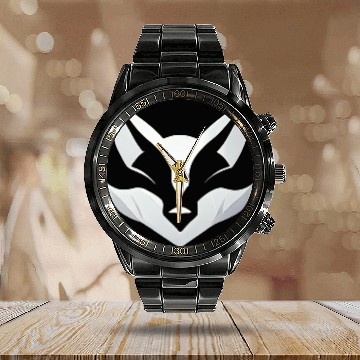 Discover Bad Fox Geometric Calendar Steel Band Watch