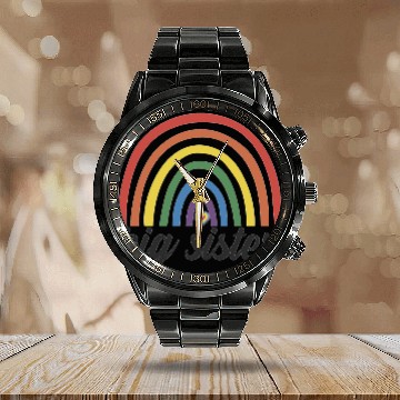 Discover Toddler Big Sister Calendar Steel Band Watch