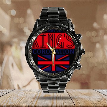 Discover King’s Coronation, 6th May 2023 Congratulations, R Calendar Steel Band Watch