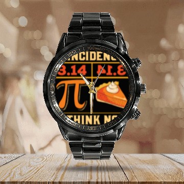Discover 3,14=Pie Coincidence ? i think not. Pi Day Kids Calendar Steel Band Watch