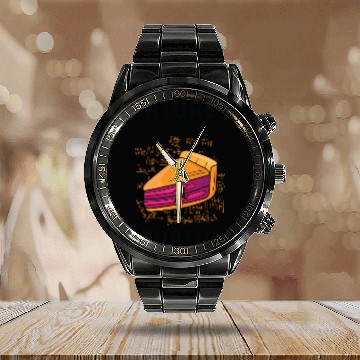 Discover Pi Day Mathematics Pie Pi Symbol Math Number Calendar Steel Band Watch