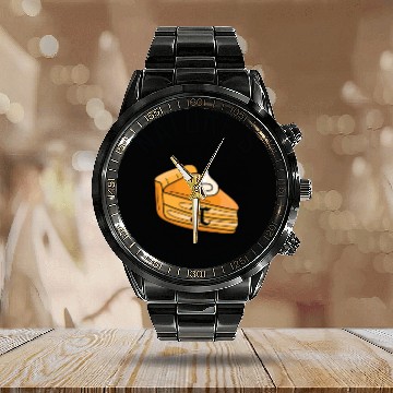 Discover Pi Day Mathematics Pie Pi Symbol Math Number Calendar Steel Band Watch