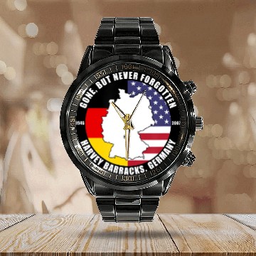 Discover Gone But Never Forgotten Harvey Barracks Germany Calendar Steel Band Watch