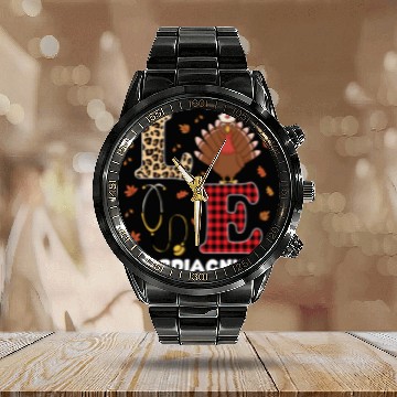 Discover Thanksgiving Cardiac Nurse Costume Calendar Steel Band Watch