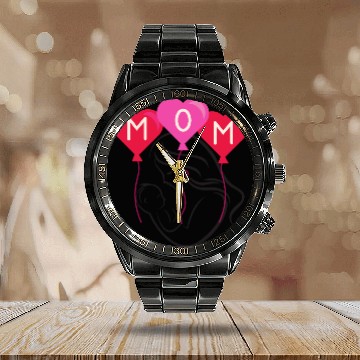 Discover Mothers Day Calendar Steel Band Watch